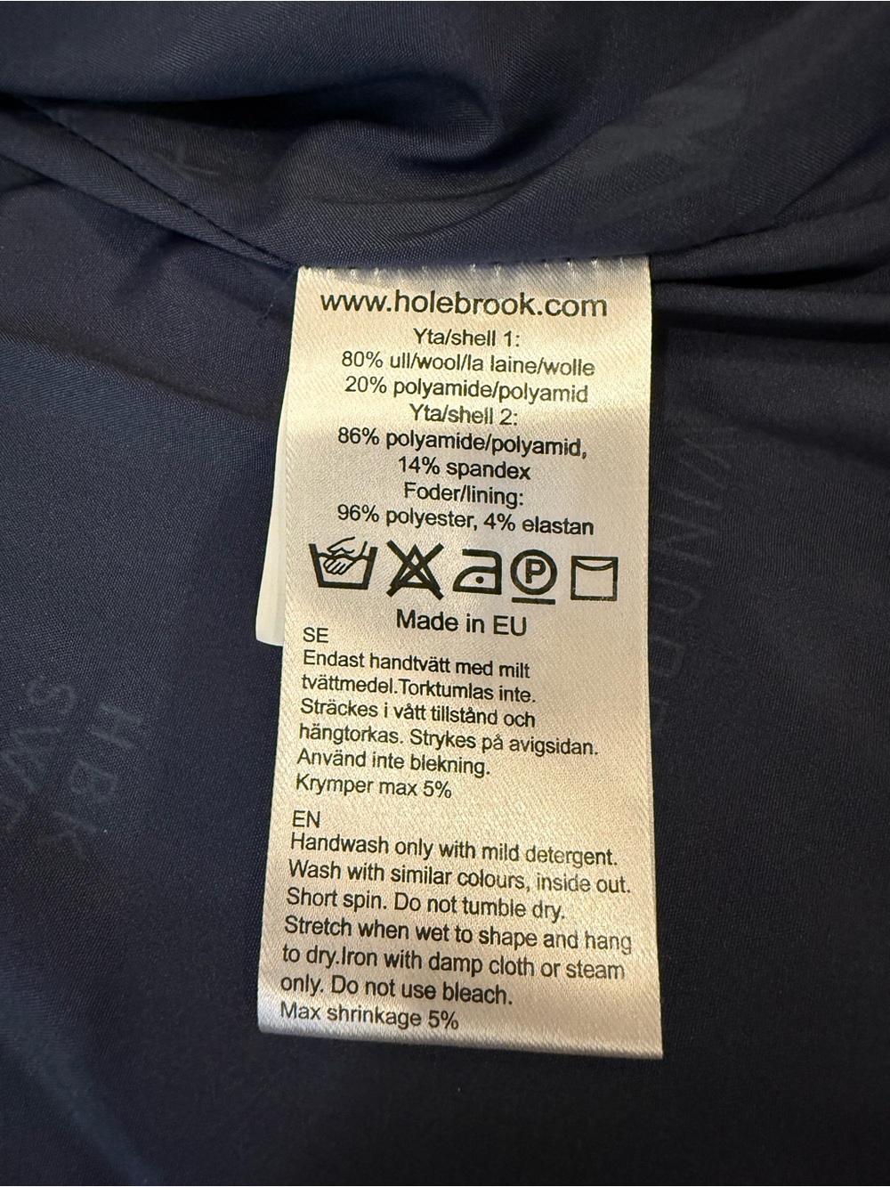 Holebrook Windproof Full Zip Jacket - Picture 5 of 7